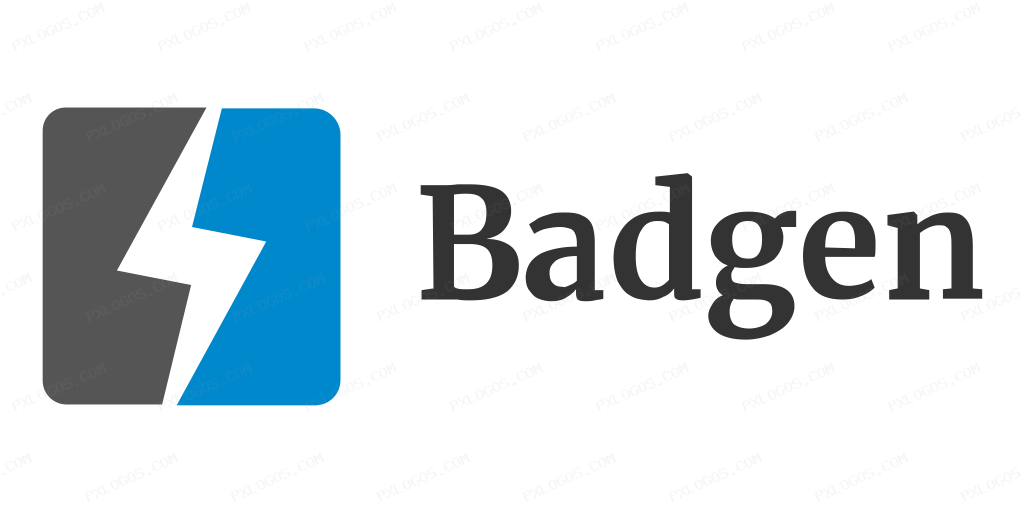Badgennet Wordmark Logo PNG with transparent background