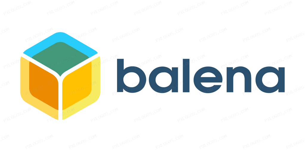 Balenaio Wordmark Logo PNG with transparent background