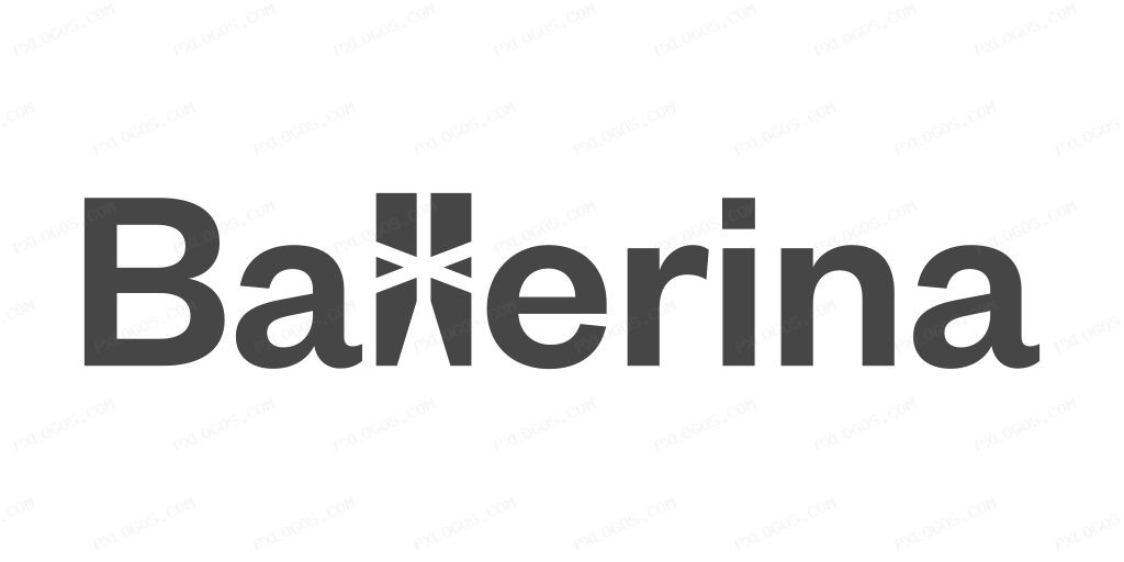 Ballerinaio Wordmark Logo PNG with transparent background