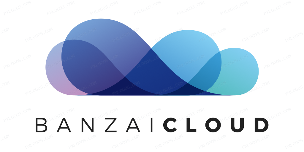 Banzaicloud Wordmark Logo PNG with transparent background