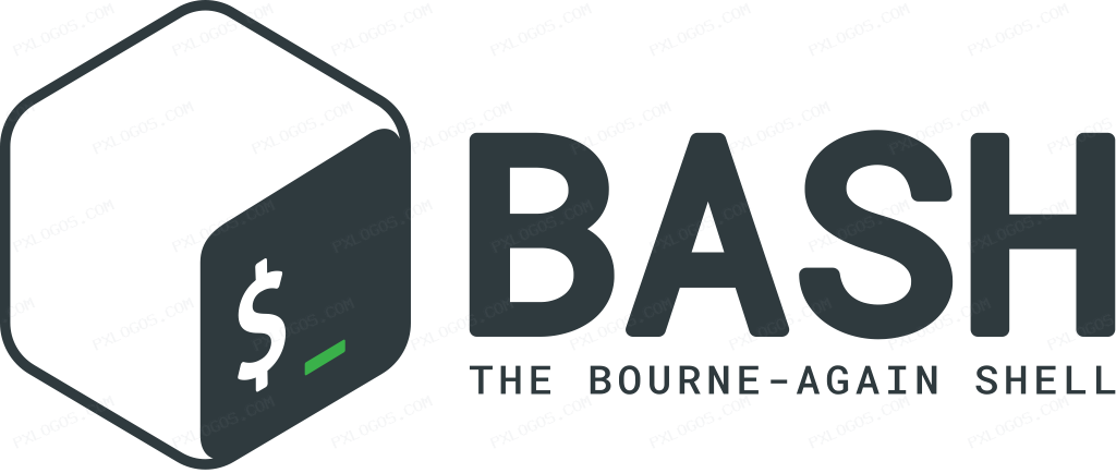Bash Wordmark Logo PNG with transparent background