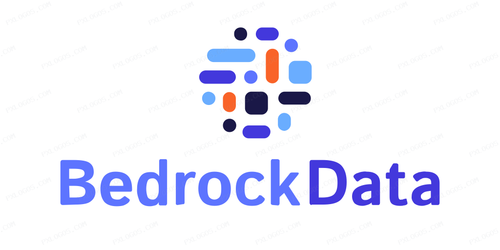 Bedrockdata Wordmark Logo PNG with transparent background