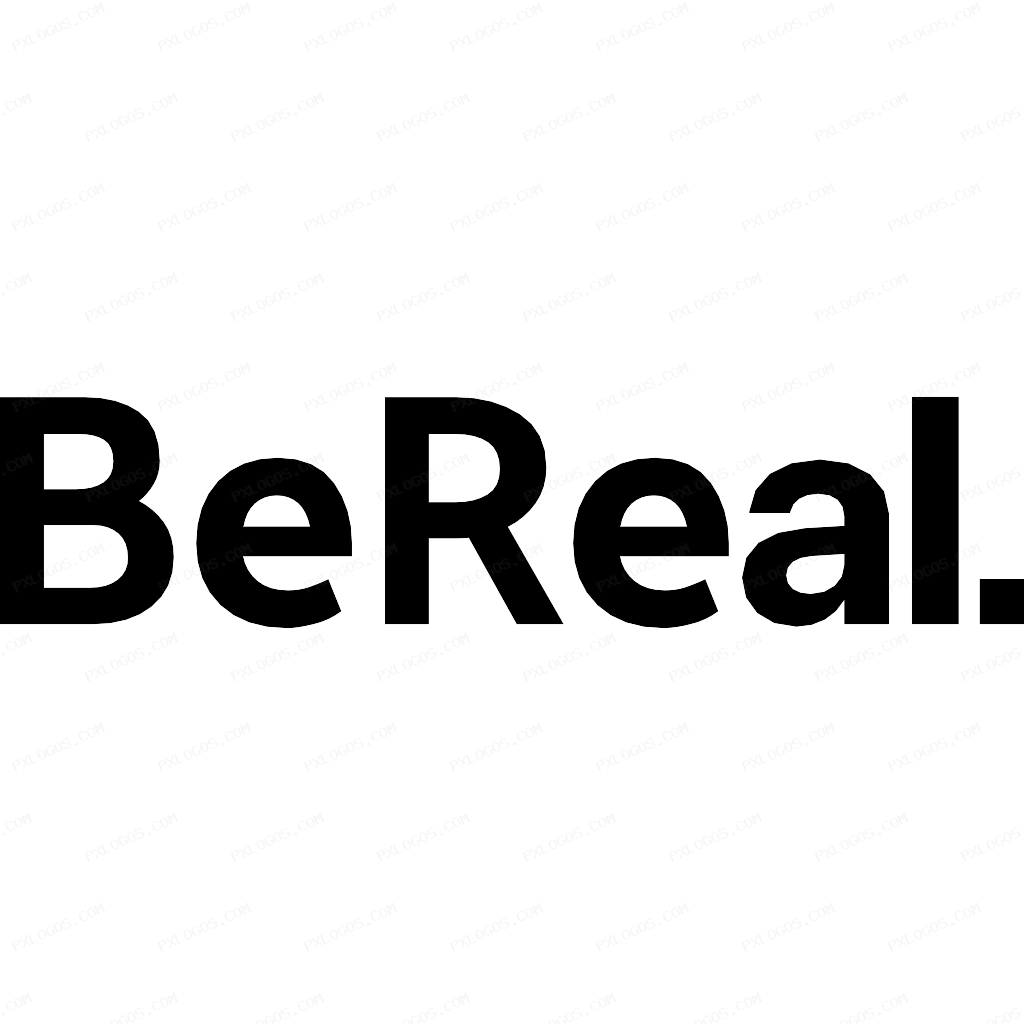 BeReal Logo PNG with transparent background