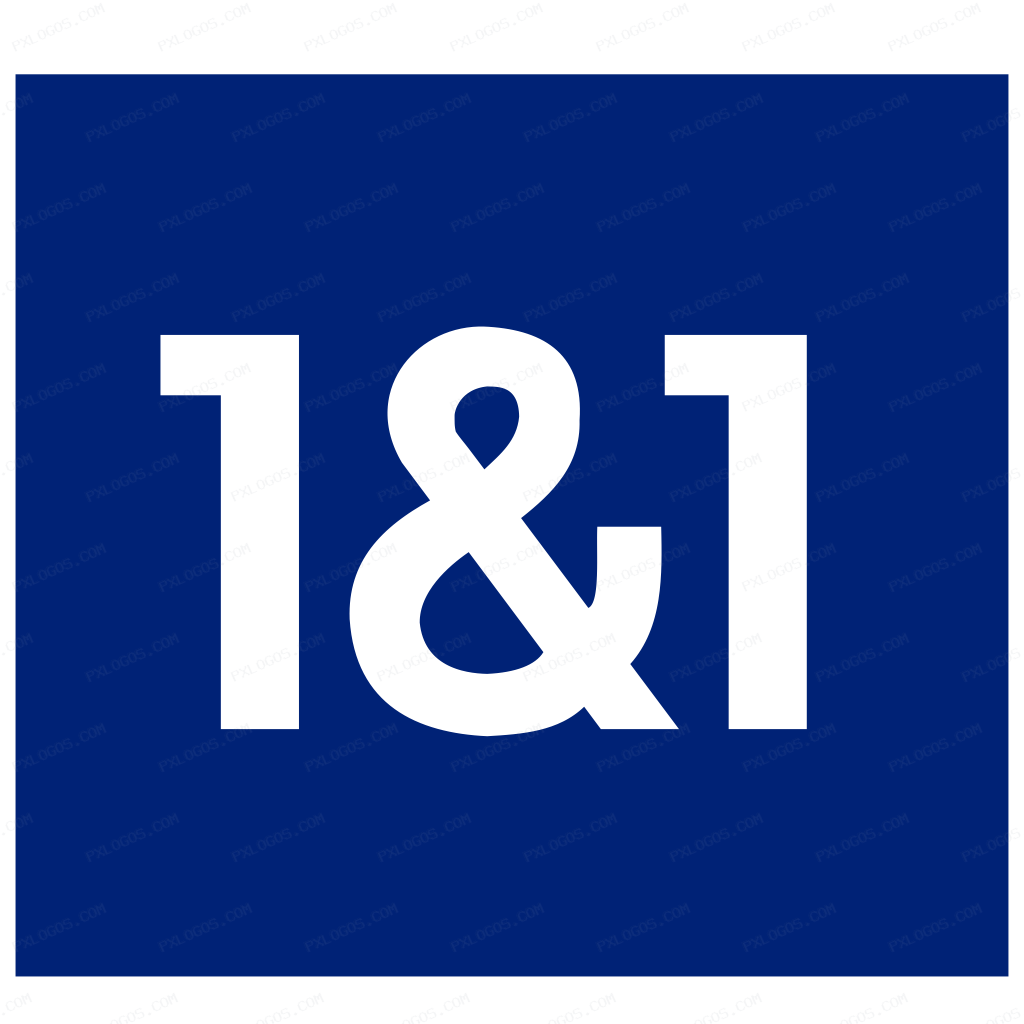 1and1 Logo PNG with transparent background