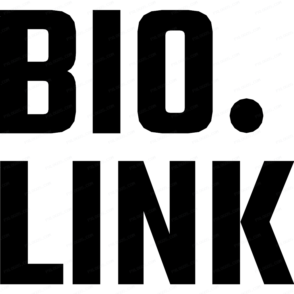 Bio Link Logo PNG with transparent background