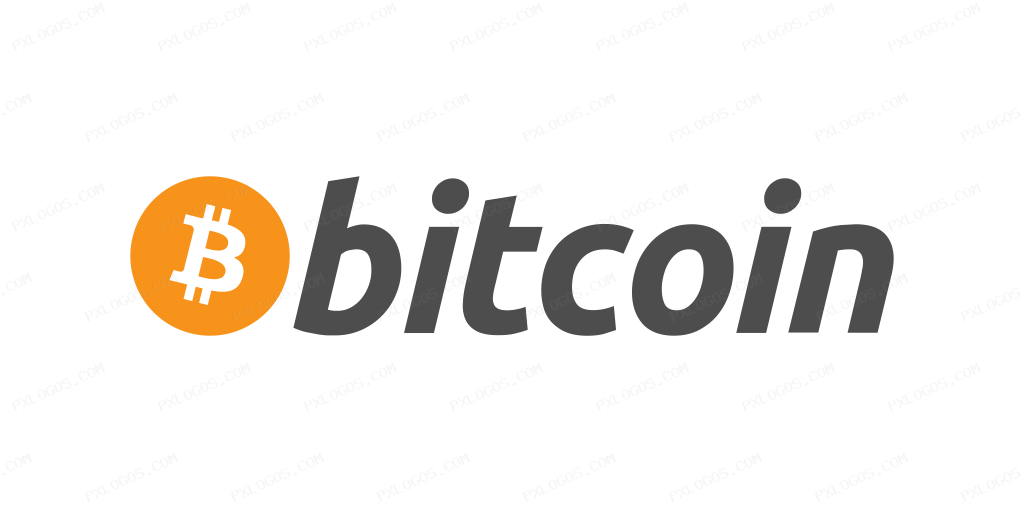 Bitcoin Wordmark Logo PNG with transparent background