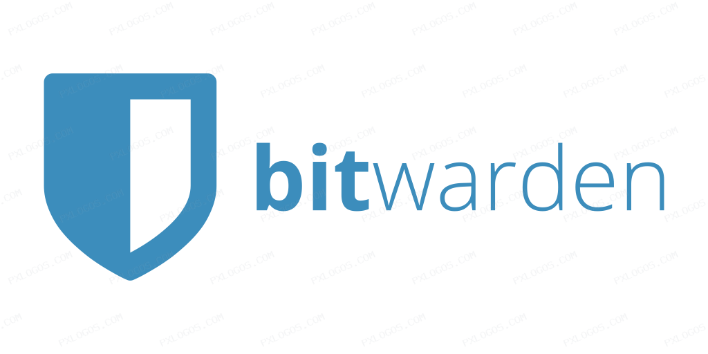 Bitwarden Wordmark Logo PNG with transparent background
