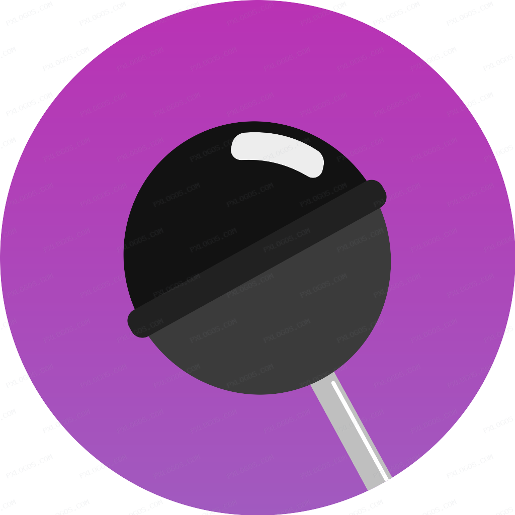 Black Candy Logo PNG with transparent background