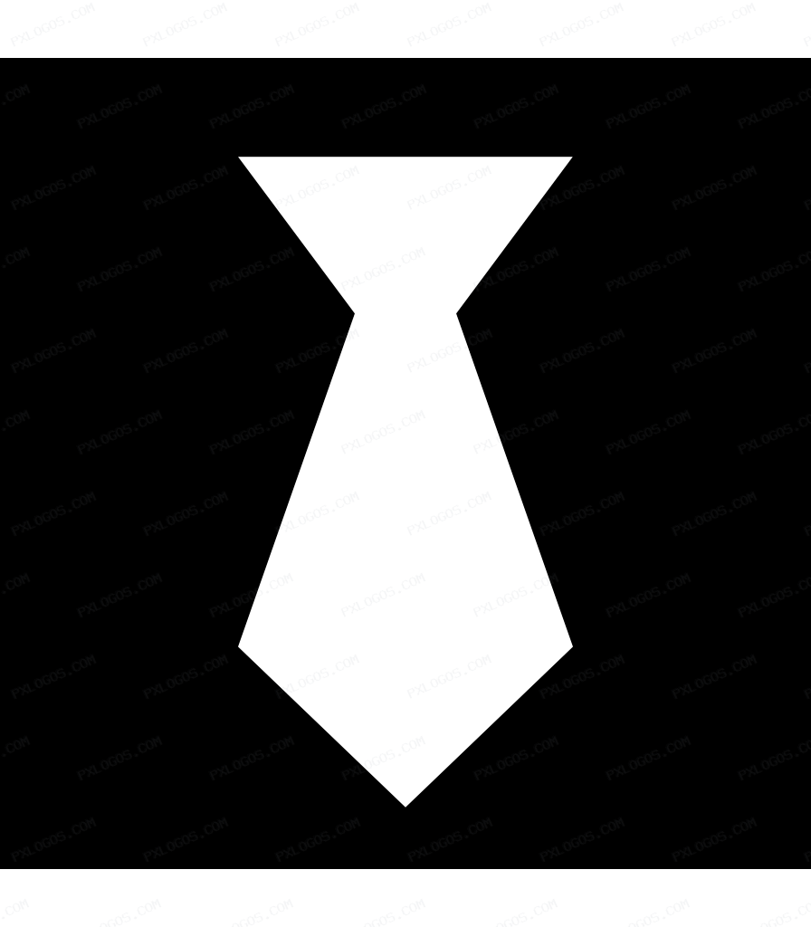 Black Tie Logo PNG with transparent background