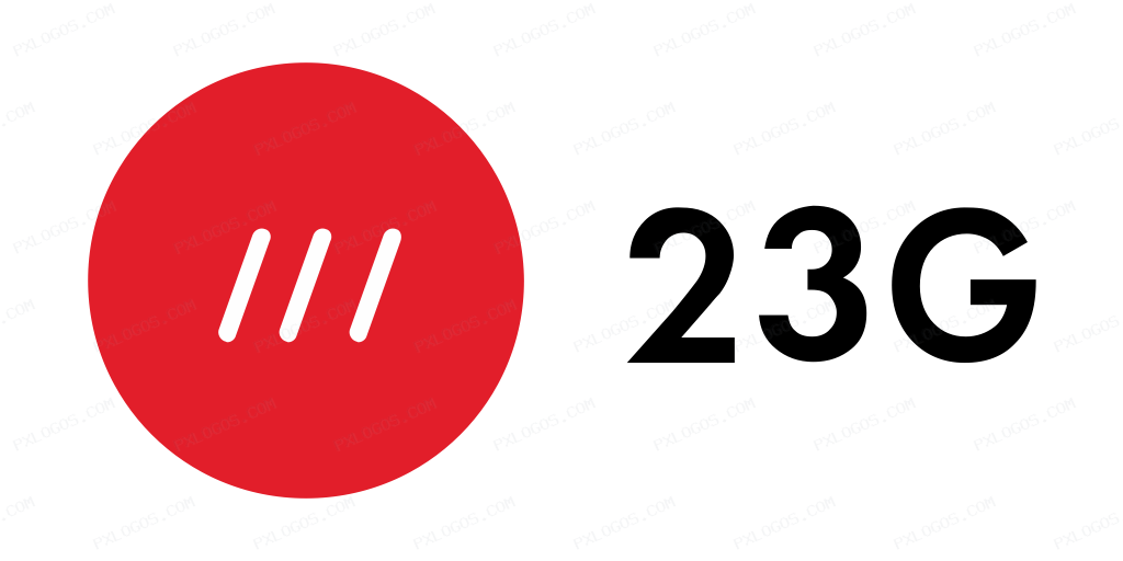 23gnl Wordmark Logo PNG with transparent background