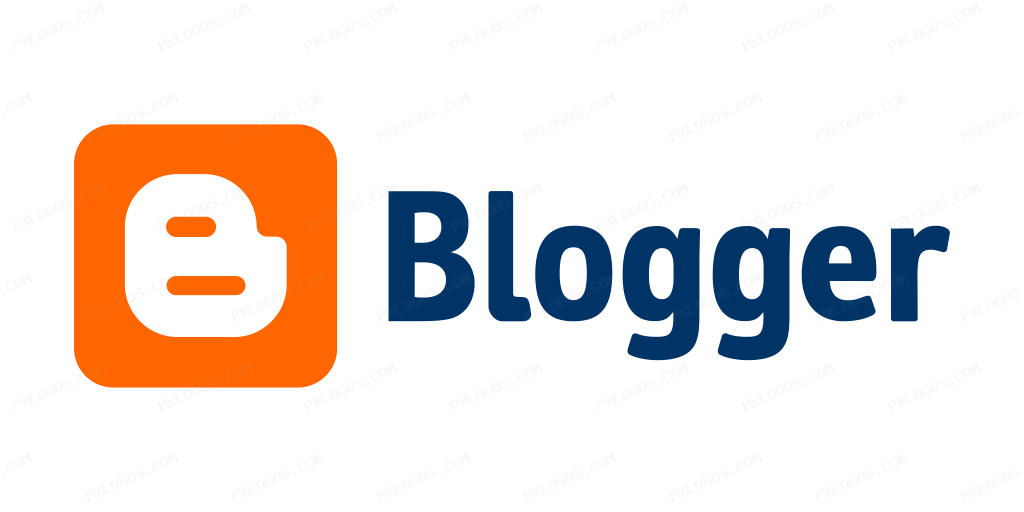 Blogger Wordmark Logo PNG with transparent background