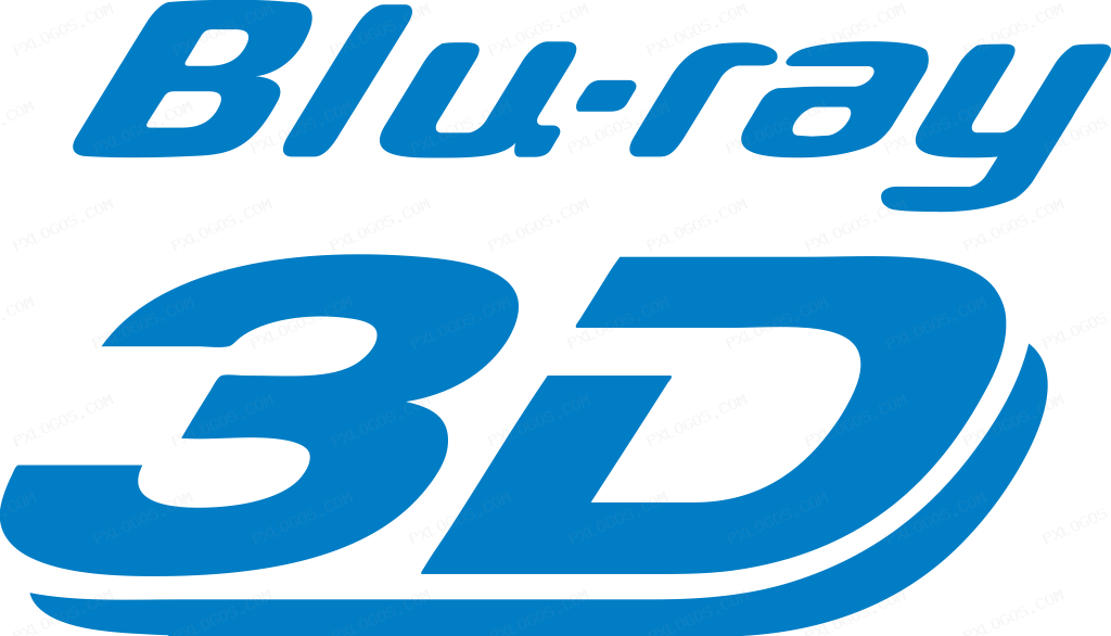 Blu Ray 3d Logo PNG with transparent background