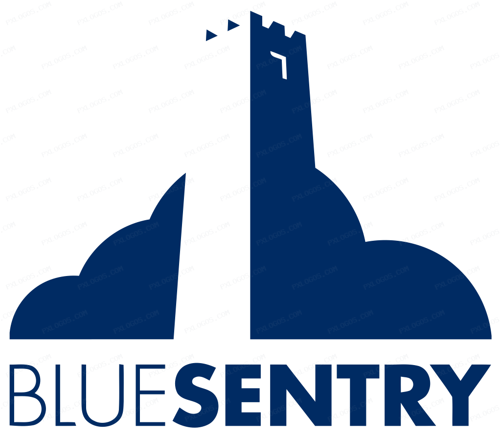 Blue Sentry Logo PNG with transparent background