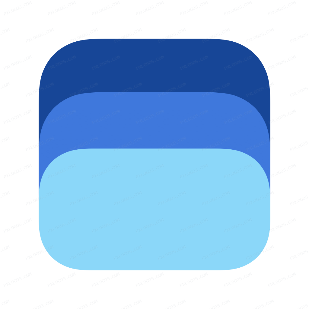 Blue Logo PNG with transparent background
