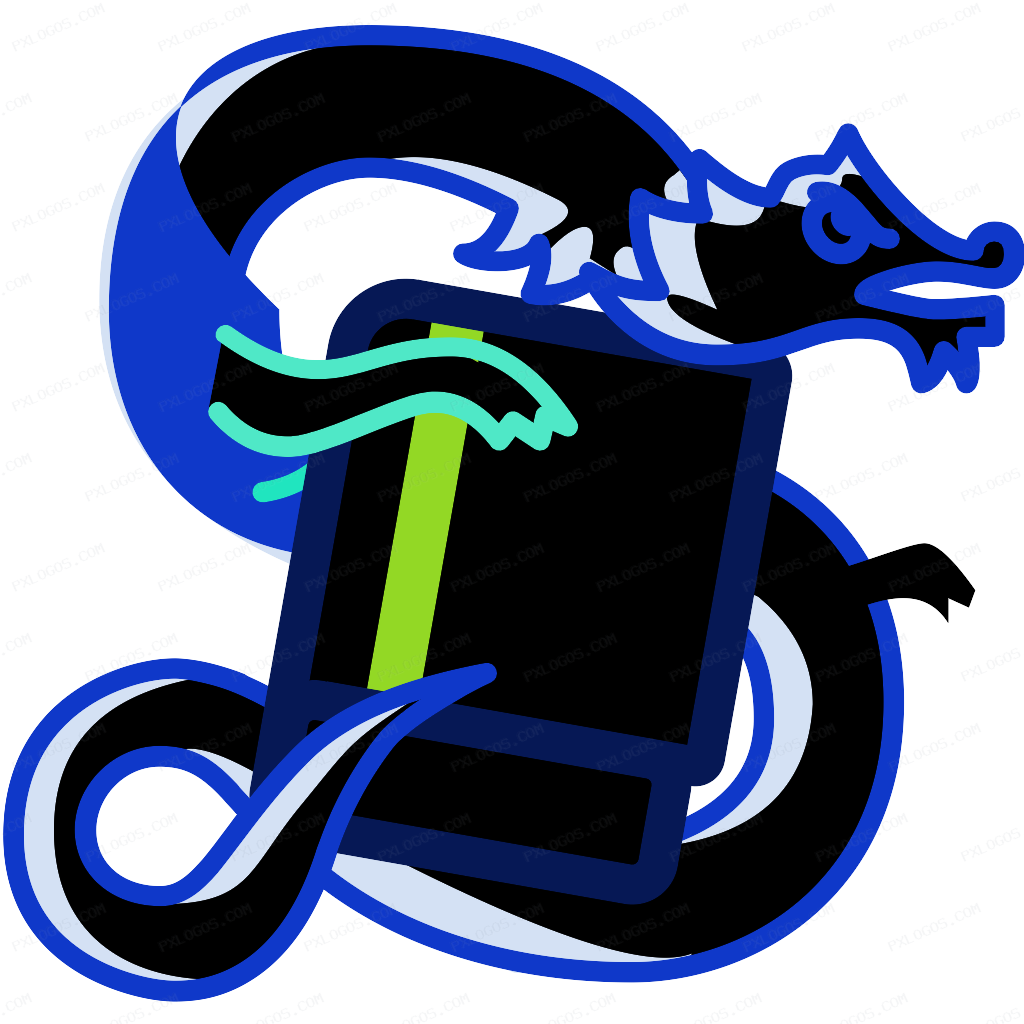 Bookwyrm Logo PNG with transparent background