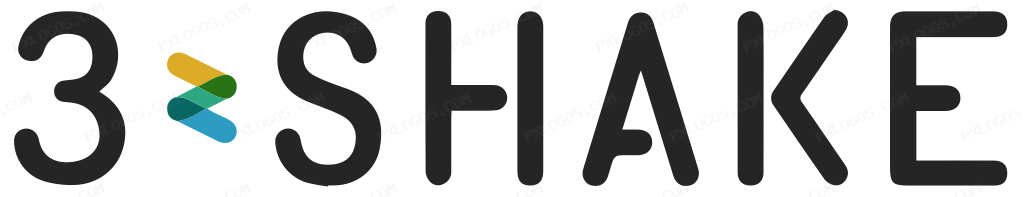 3 Shake Logo PNG with transparent background