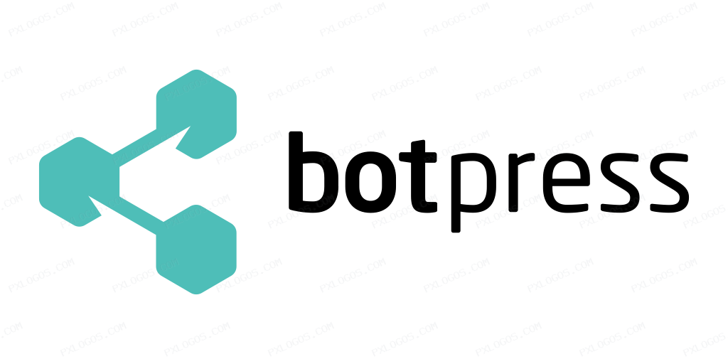 Botpressio Wordmark Logo PNG with transparent background