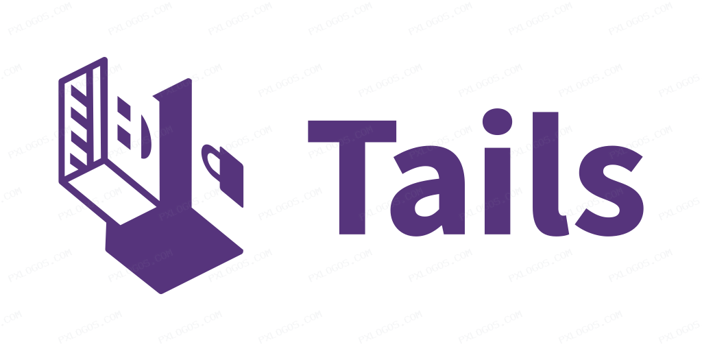 Boum Tails Wordmark Logo PNG with transparent background