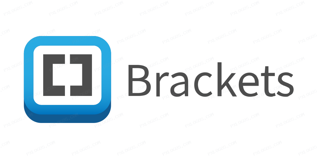 Bracketsio Wordmark Logo PNG with transparent background