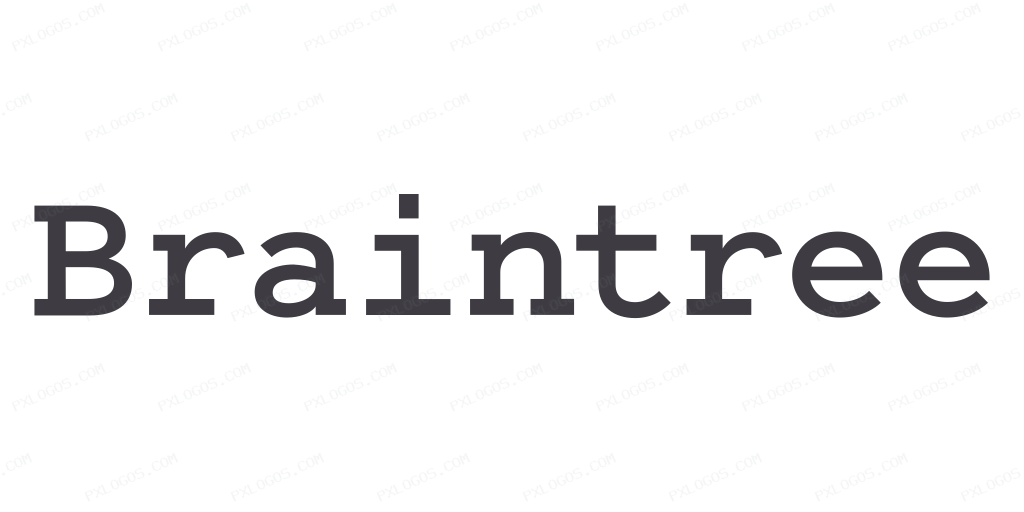 Braintreepayments Wordmark Logo PNG with transparent background