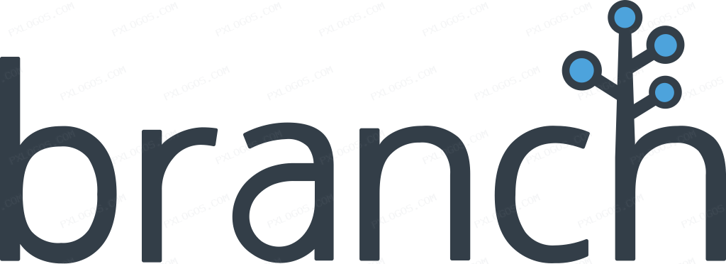 Branch Wordmark Logo PNG with transparent background
