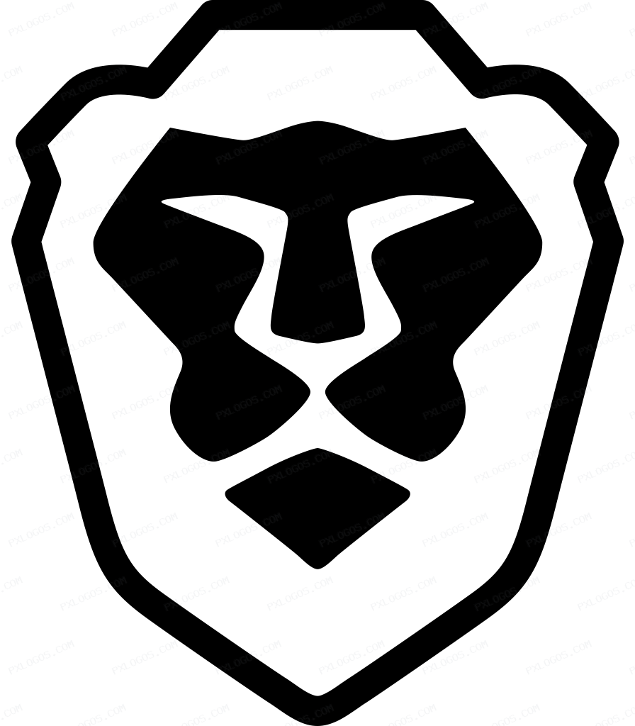 Brave Reverse Logo PNG with transparent background