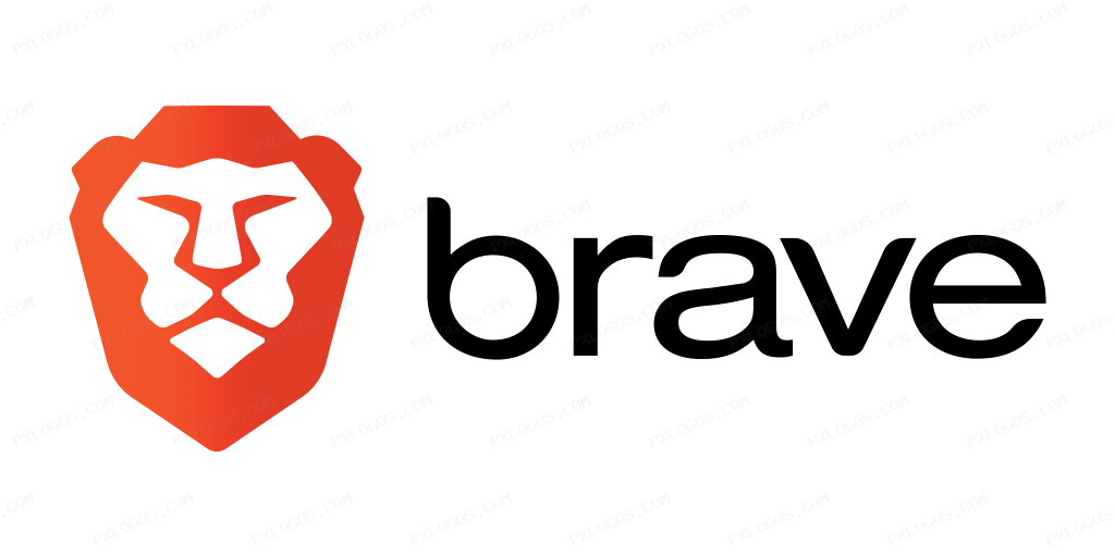 Brave Wordmark Logo PNG with transparent background