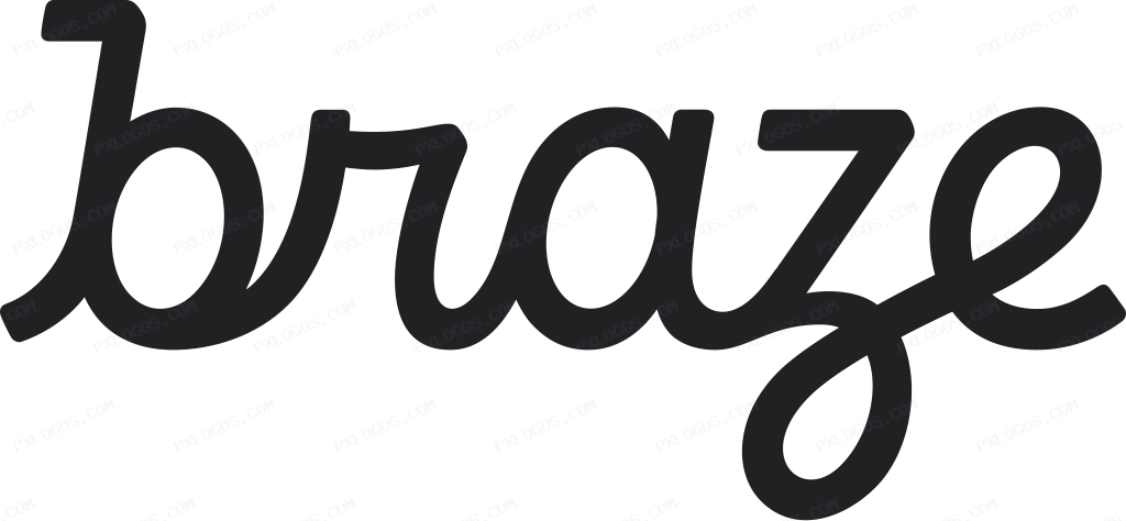Braze Wordmark Logo PNG with transparent background
