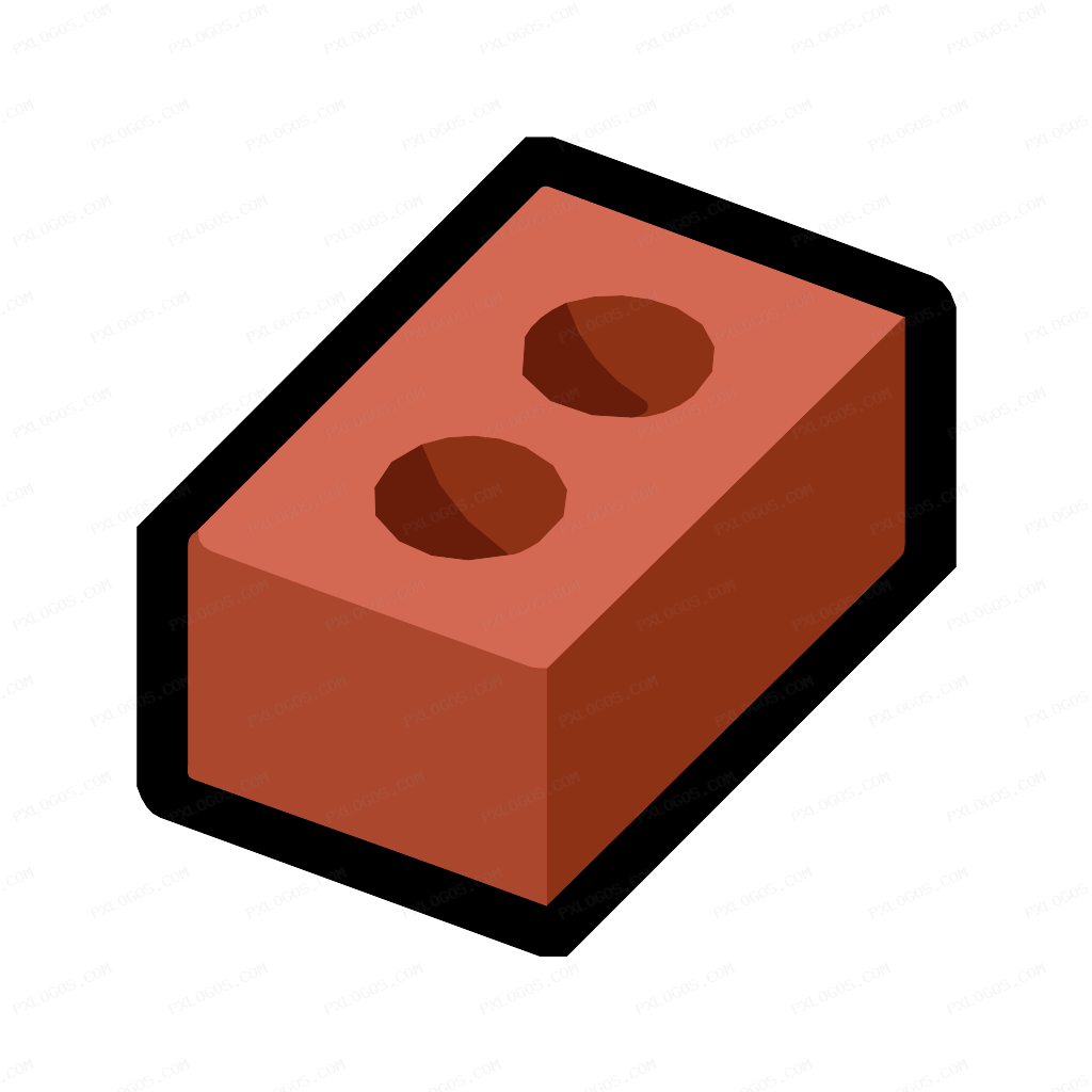 Brick Logo PNG with transparent background