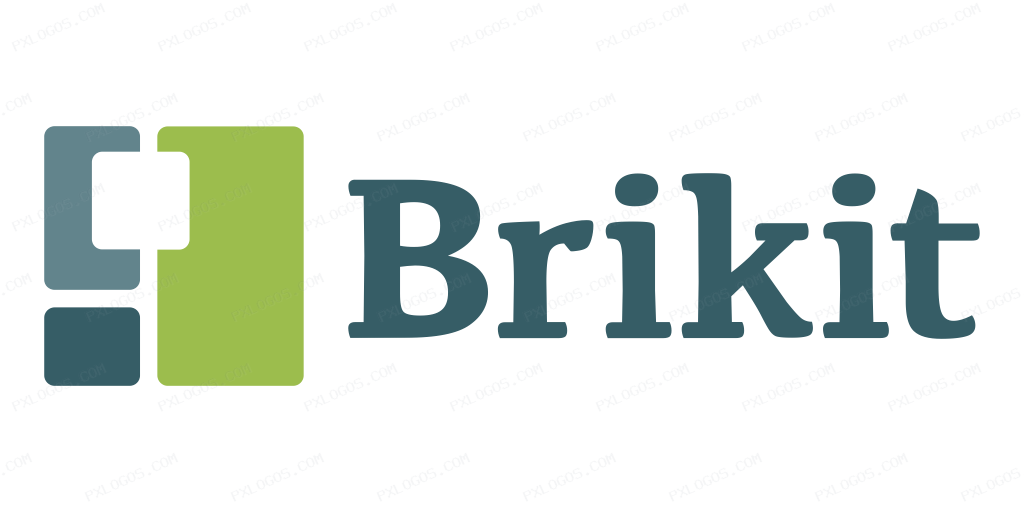 Brikit Wordmark Logo PNG with transparent background