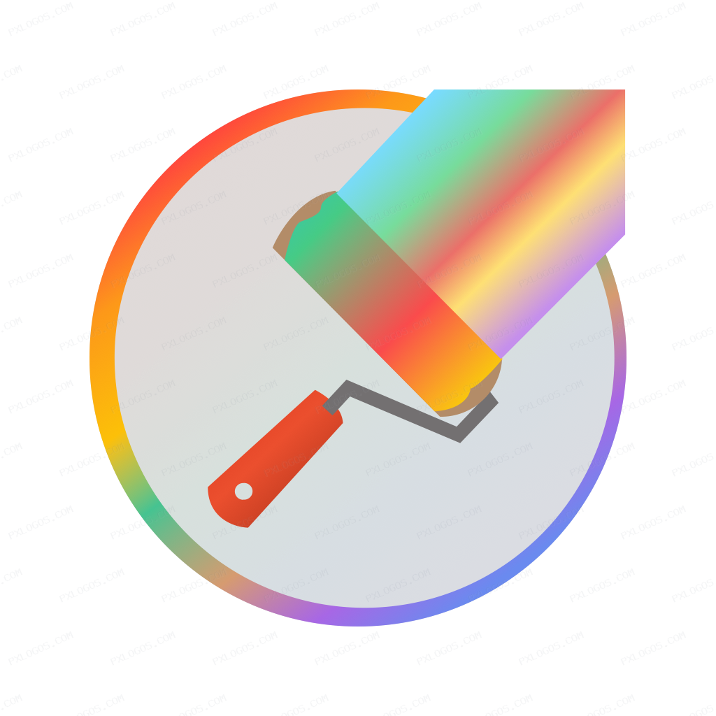 Brush Logo PNG with transparent background