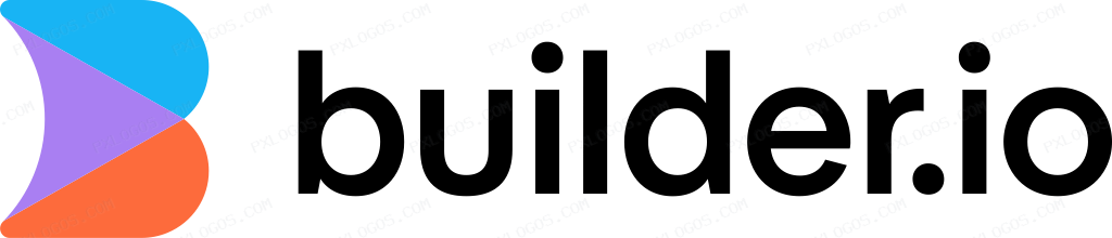 Builder IO Wordmark Logo PNG with transparent background