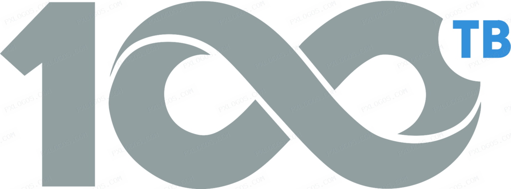 100tb Logo PNG with transparent background