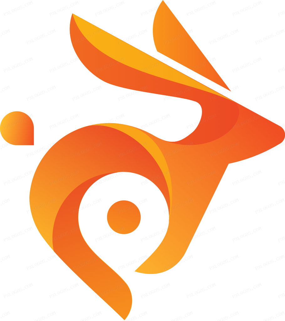 Bunny Net Logo PNG with transparent background