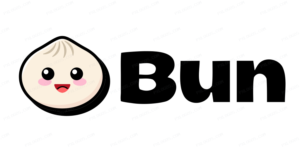 Bunsh Wordmark Logo PNG with transparent background