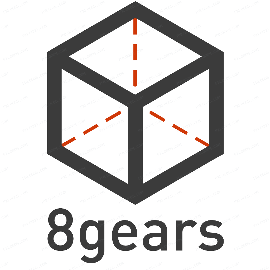 8gears Logo PNG with transparent background