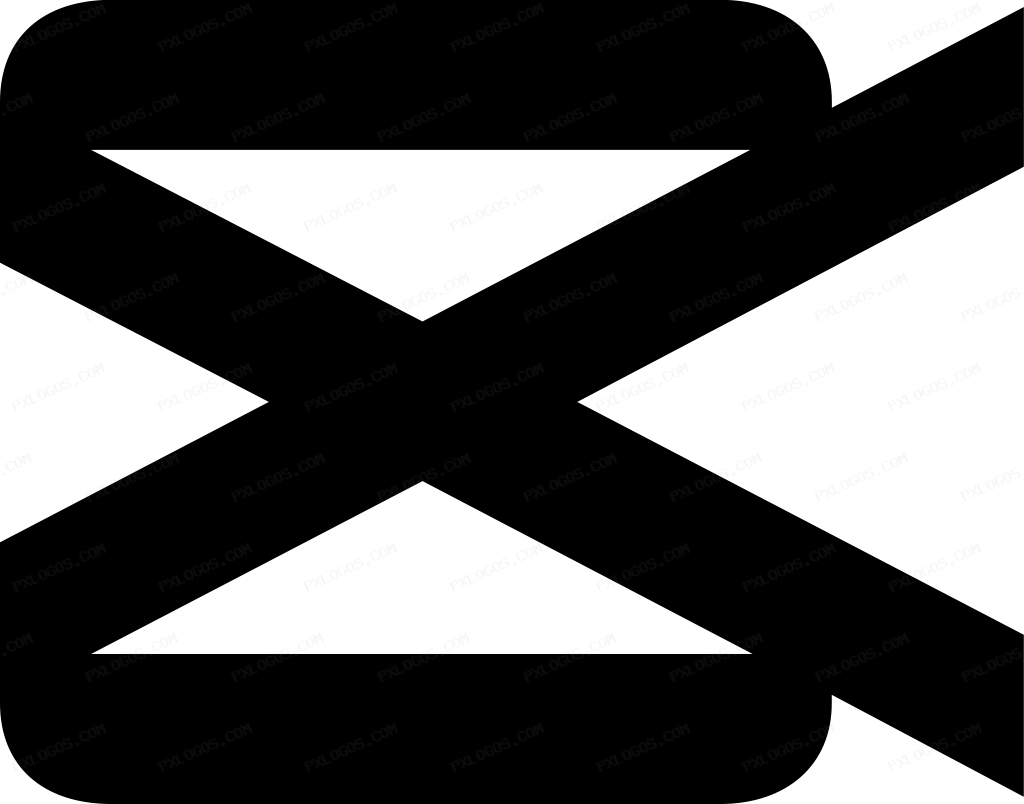 Cap Cut Logo PNG with transparent background
