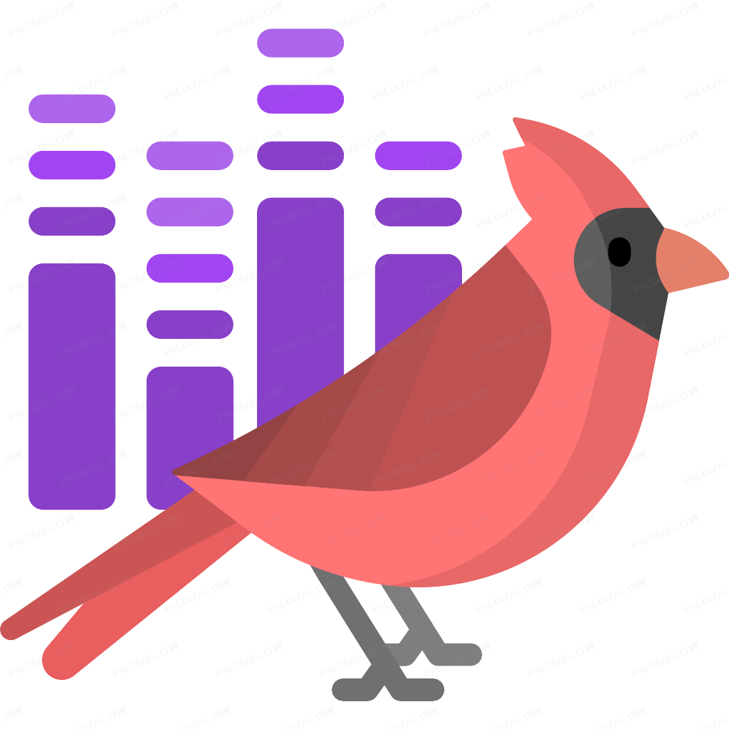 Cardinal Music Logo PNG with transparent background