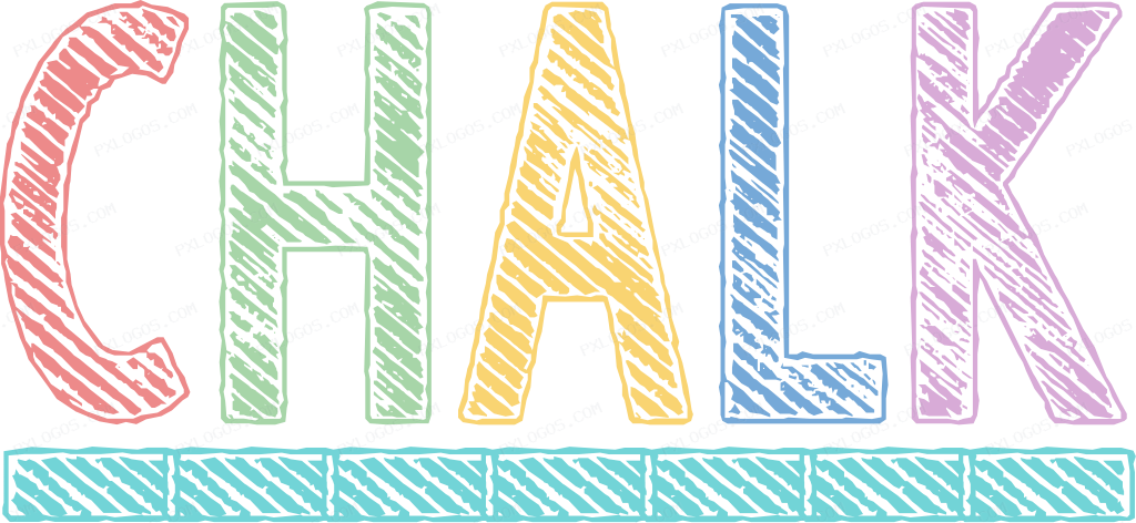 Chalk Logo PNG with transparent background