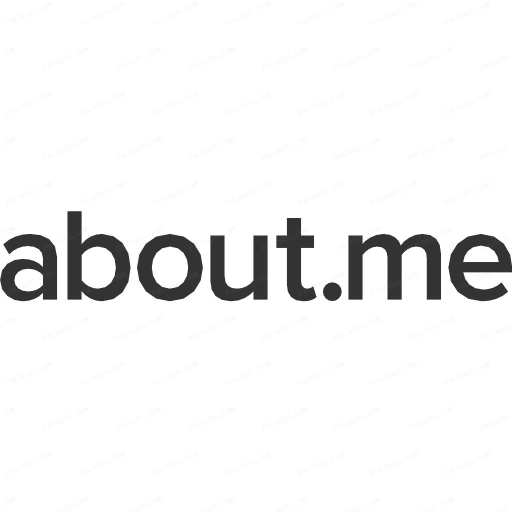 About Me Logo PNG with transparent background