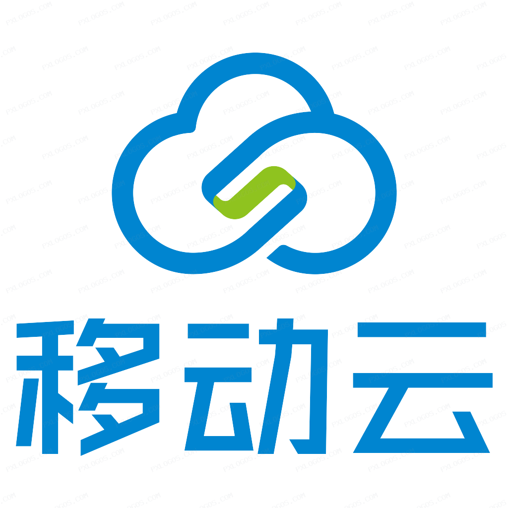 China Mobile Cloud Cas Logo PNG with transparent background