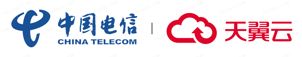 China Telecom Logo PNG with transparent background