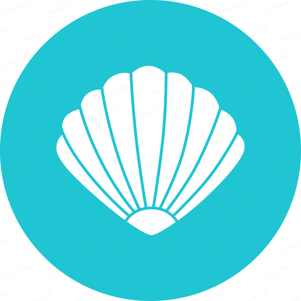 Clams Logo PNG with transparent background