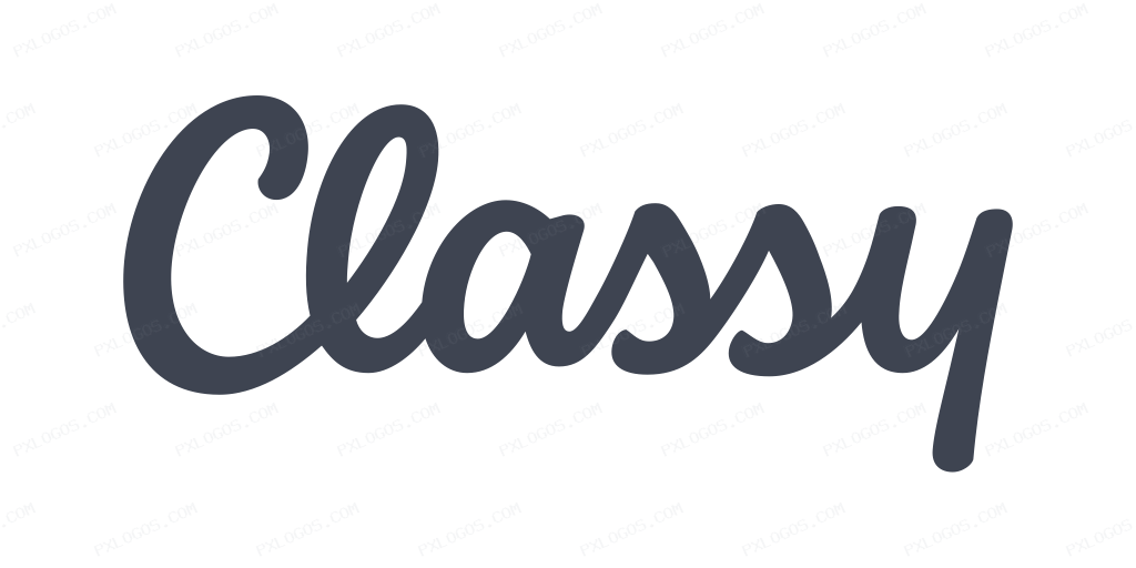 Classy Wordmark Logo PNG with transparent background