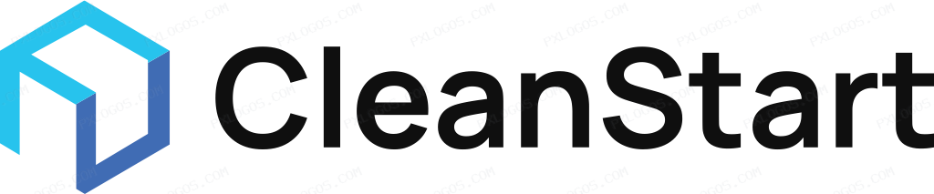 Cleanstart Logo PNG with transparent background