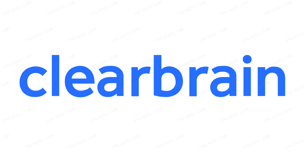 Clearbrain Wordmark Logo PNG with transparent background