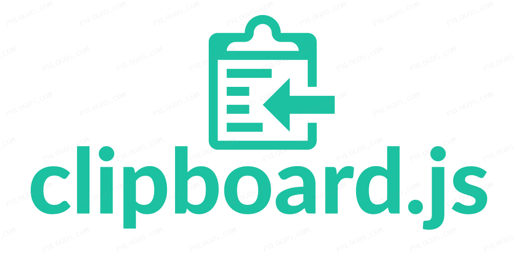 Clipboardjs Wordmark Logo PNG with transparent background