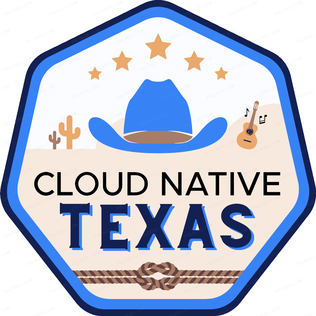 Cloud Native Texas Logo PNG with transparent background