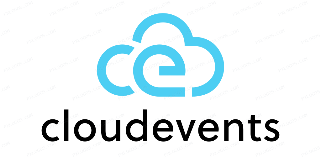 Cloudeventsio Wordmark Logo PNG with transparent background
