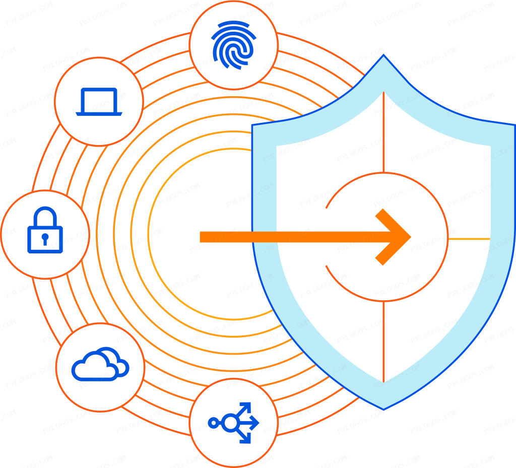 Cloudflare Zero Trust Logo PNG with transparent background
